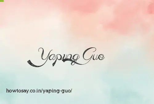 Yaping Guo