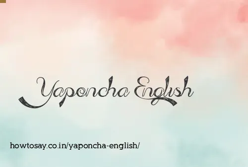 Yaponcha English