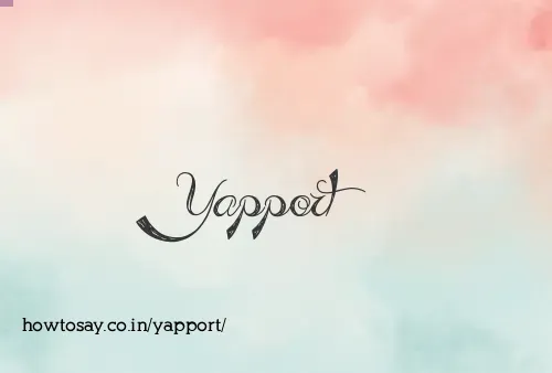 Yapport