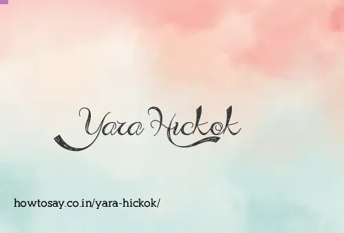Yara Hickok