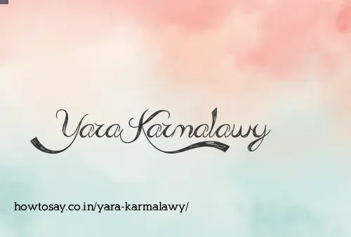 Yara Karmalawy