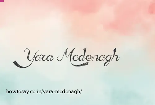 Yara Mcdonagh