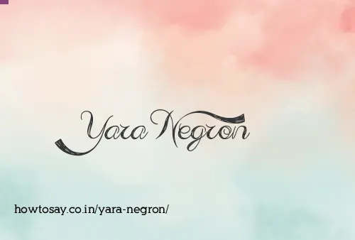 Yara Negron