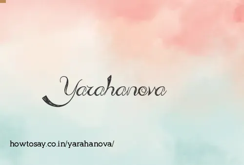 Yarahanova