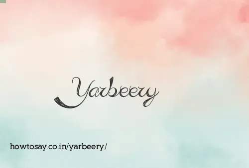 Yarbeery