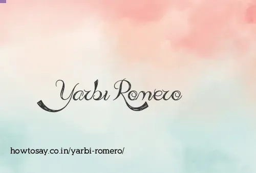 Yarbi Romero