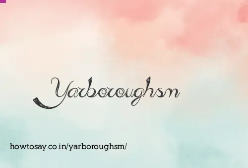 Yarboroughsm