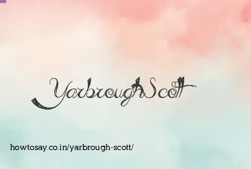 Yarbrough Scott