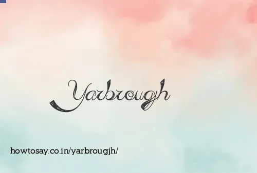 Yarbrougjh