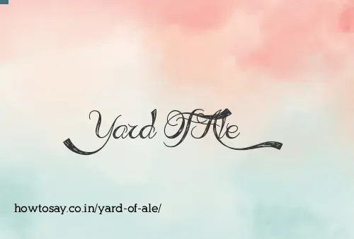 Yard Of Ale