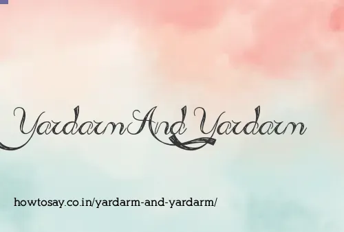 Yardarm And Yardarm