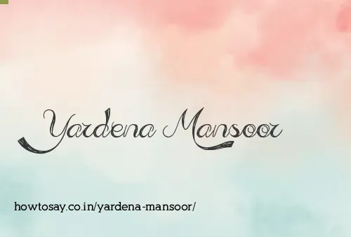 Yardena Mansoor