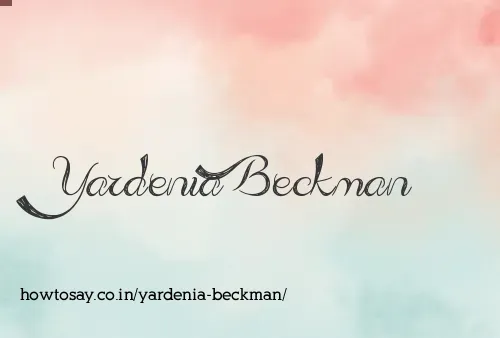 Yardenia Beckman