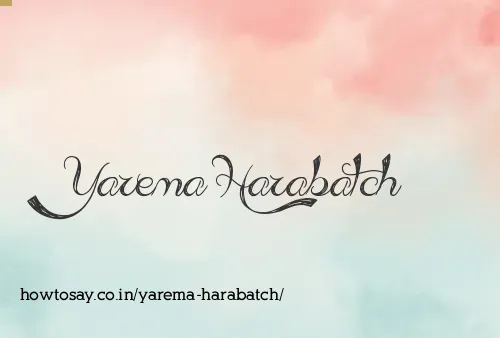 Yarema Harabatch