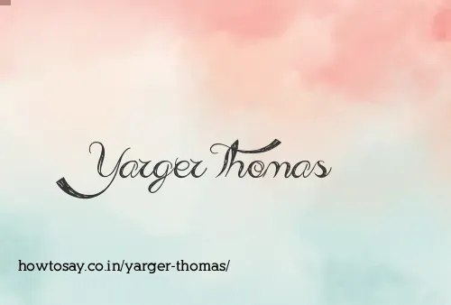 Yarger Thomas