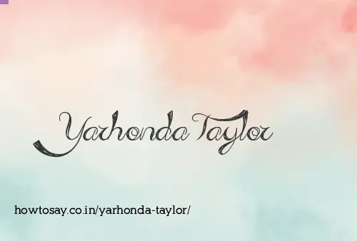 Yarhonda Taylor