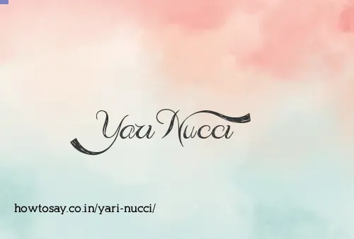 Yari Nucci