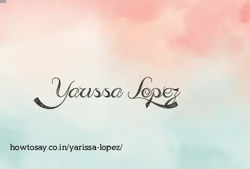 Yarissa Lopez
