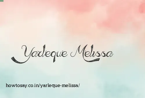 Yarleque Melissa