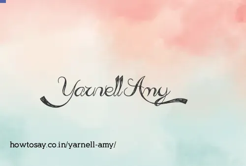 Yarnell Amy