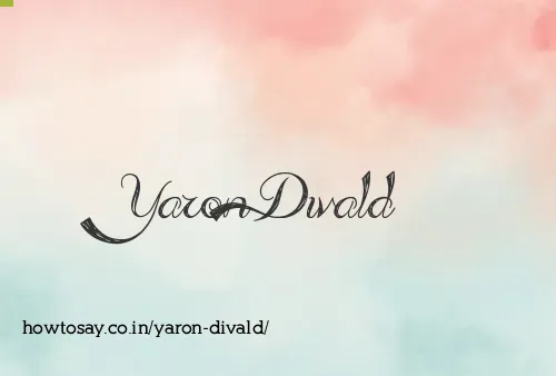 Yaron Divald