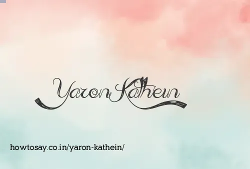 Yaron Kathein