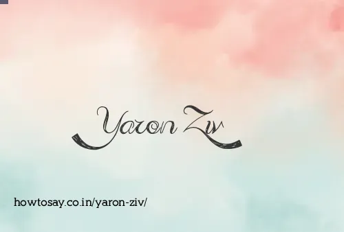 Yaron Ziv