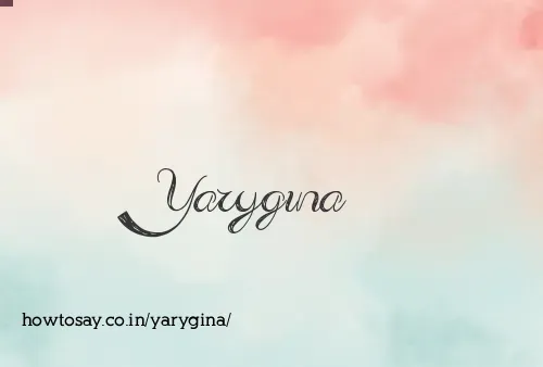 Yarygina