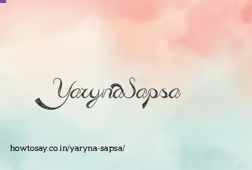 Yaryna Sapsa