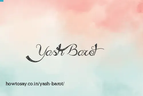 Yash Barot