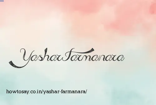 Yashar Farmanara