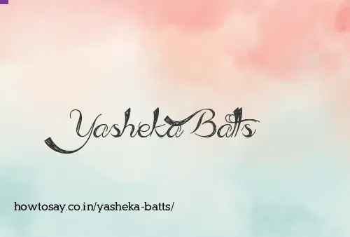 Yasheka Batts