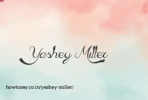 Yashey Miller