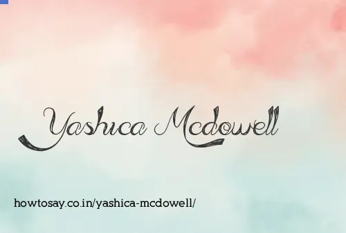 Yashica Mcdowell