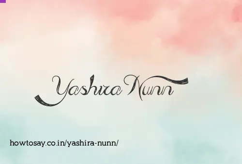 Yashira Nunn