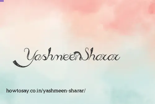 Yashmeen Sharar