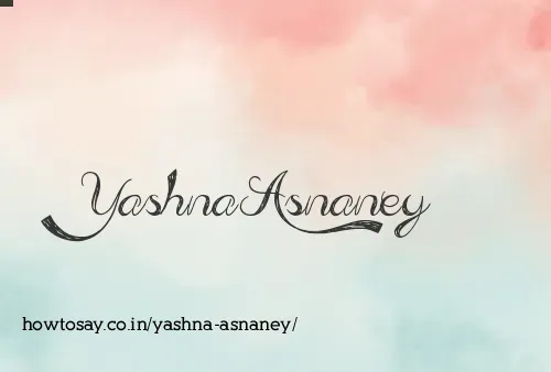 Yashna Asnaney
