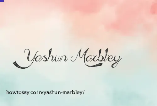 Yashun Marbley