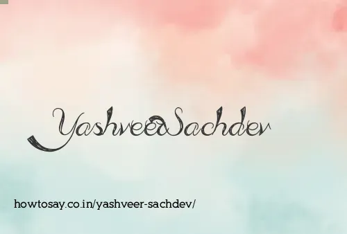 Yashveer Sachdev