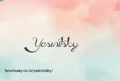 Yasinitsky