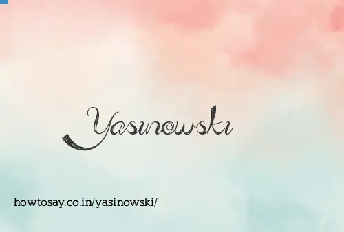 Yasinowski