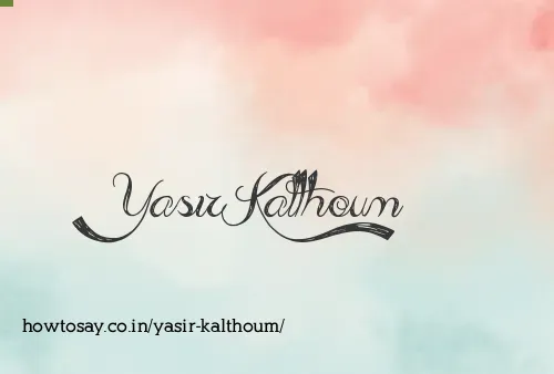 Yasir Kalthoum