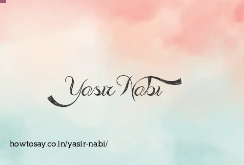 Yasir Nabi