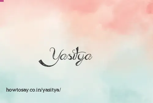 Yasitya