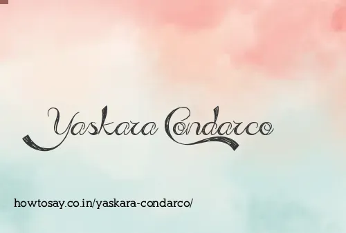 Yaskara Condarco