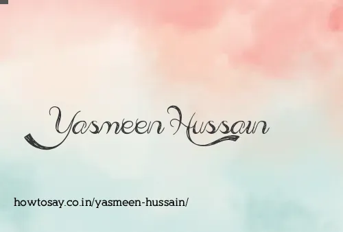Yasmeen Hussain