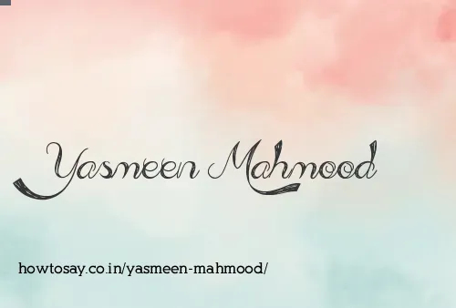 Yasmeen Mahmood