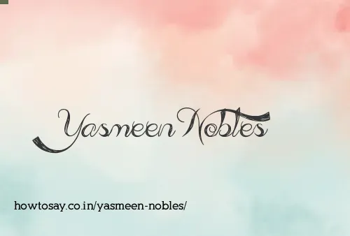 Yasmeen Nobles