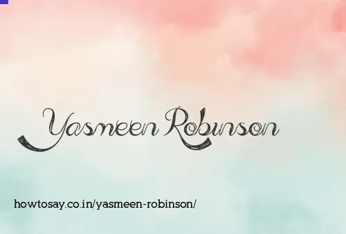 Yasmeen Robinson