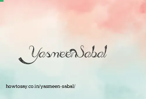 Yasmeen Sabal